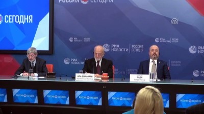 basin toplantisi - Irak Dışişleri Bakanı İbrahim el-Caferi Moskova'da  Videosu