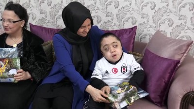 MPS hastası Mehmet Ali'nin Beşiktaş hayali gerçek oldu - DÜZCE