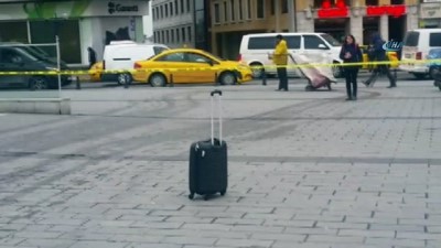  Taksim'de şüpheli valiz paniği