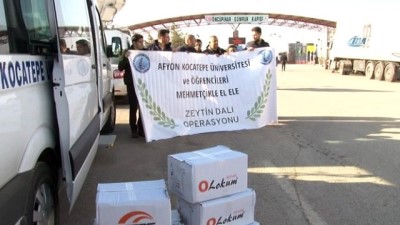  800 kilometre yol gidip Afrin’e 5 bin mektup götürdüler 