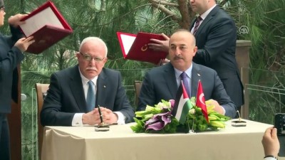 basin toplantisi - Çavuşoğlu: ''Filistinli kardeşlerimizin davaları davamızdır'' - ANTALYA  Videosu