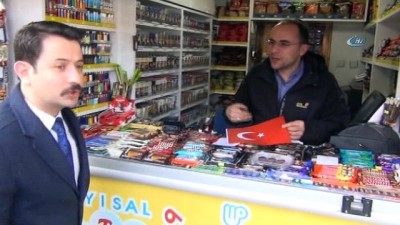 osmanpasa -  MHP, esnafa 2 bin ‘Türk Bayrağı’ dağıttı  Videosu