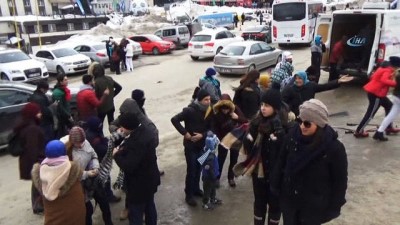 kis turizmi -  6 bin öğrenci Uludağ'a akın etti  Videosu
