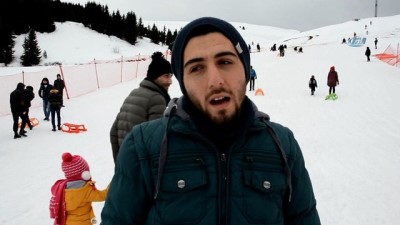 kayak merkezi -  Çambaşı Kayak Merkezine yoğun ilgi Videosu