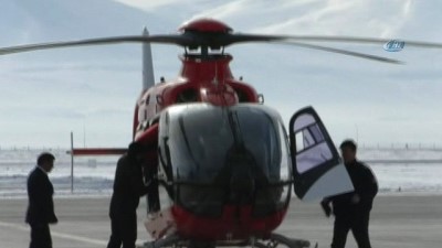 solunum yetmezligi -  Kars’ta erken dünyaya gelen bebek Ambulans Helikopterle Elazığ’a gönderildi  Videosu
