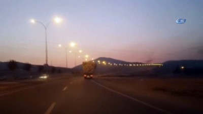 cakal -  Şanlıurfa’da yük taşıyan kamyonlardaki tehlike kameralara yansıdı  Videosu