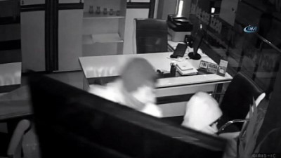 hirsiz -  24 saniyede televizyon hırsızlığı kamerada  Videosu