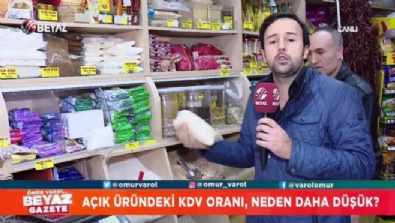 beyaz gazete - Açık üründeki KDV oranı, neden daha düşük? Videosu