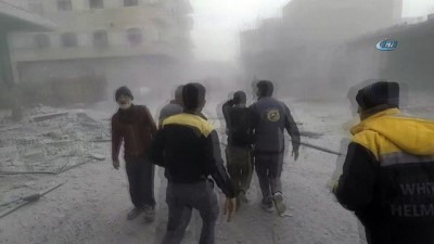 rejim -  - Doğu Guta'da hava saldırısı: 32 ölü, 200 yaralı Videosu