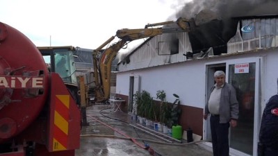 is makinesi -  Fide üretim tesisinde yangın Videosu