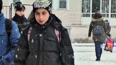sehir ici - Kar yağışı - ARDAHAN  Videosu