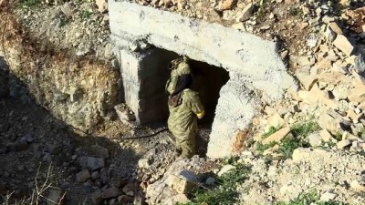 Afrin'de teröristlerin eğitim alanı ele geçirildi 