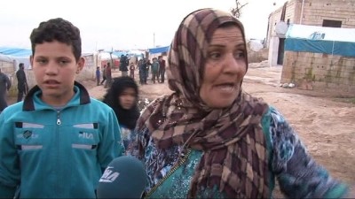 suriye -  - Atme Kampı saldırıdan sonra görüntülendi Videosu
