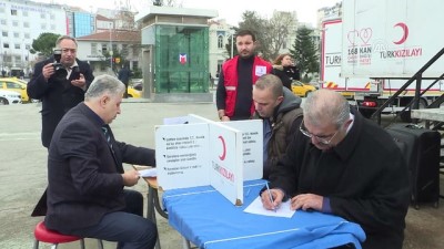 kan bagisi - Taksicilerden Zeytin Dalı Harekatı'na destek - İSTANBUL  Videosu