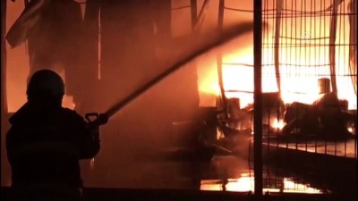 yansima - Dilovası'nda fabrika yangını (4) - KOCAELİ  Videosu