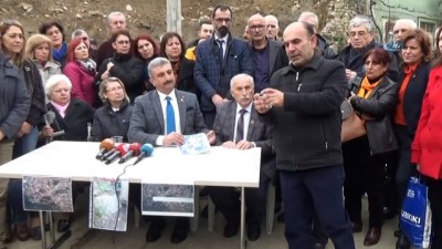  Heyelan bölgesindeki mahalleliden CHP’ye tepki
