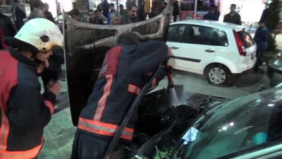 yangin tupu -  Seyir halindeki otomobil yandı Videosu