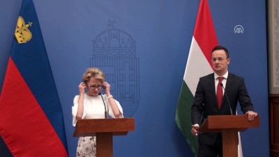 Szijjarto-Frick ortak basın toplantısı - BUDAPEŞTE