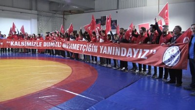 gures - Milli güreşçilerden Zeytin Dalı Harekatı'na destek - YALOVA  Videosu