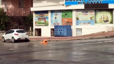 patlama ani - Piknik tüpünün patlama anı güvenlik kamerasına yansıdı - ANTALYA Videosu