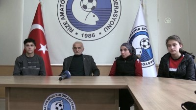 kadin sporcu - 'Bayan futbol takımına destek vermek günahtır' iddiası - RİZE Videosu