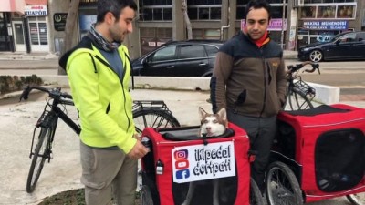 hayvan severler -  'İki pedal dört pati' sloganıyla yola çıktılar  Videosu