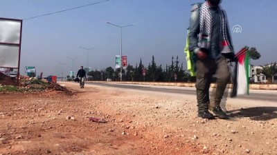 hanli - Kudüs kararına tepki için bin 150 kilometre yürüdü - HATAY Videosu