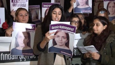 kadin cinayetleri -  Şişli’de kadın cinayetlerine portakallı protesto Videosu