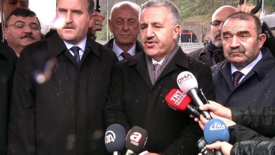 haziran ayi - Bakan Arslan ve Bak Cankurtaran Tüneli'ni ulaşıma açtı (1) - ARTVİN  Videosu