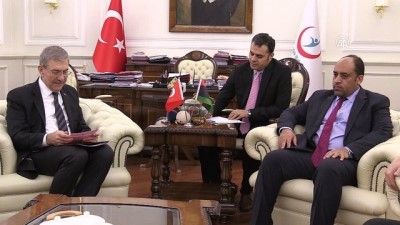 Bakan Demircan Libya Sağlık Bakanı Beşir el-Tahiri ile bir araya geldi - ANKARA 