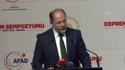 Başbakan Yardımcısı Akdağ, 'Deprem Sempozyumu' programına katıldı - ANKARA 