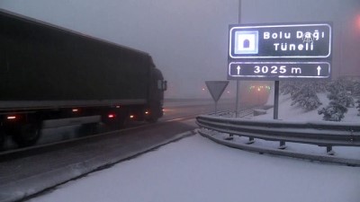 guzergah - Bolu Dağı'nda yoğun kar yağışı - DÜZCE  Videosu