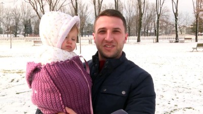 Gece saatlerinde başlayan kar, öğleye doğru etkisini yitirdi. - SAKARYA 