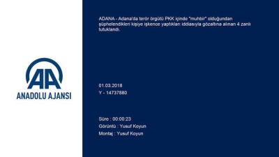 PKK şüphelisi cezaevinde ihbarda bulununca yakalandılar - ADANA 