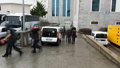  Samsun'da kaçak silah operasyonu zanlısı 7 kişi adliyede 