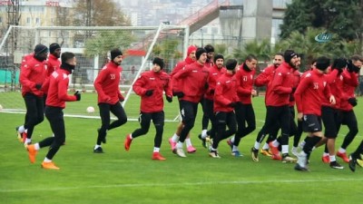 Samsunsporlu futbolcular ilerisi için umut saçtı
