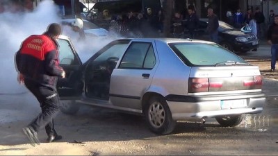 yetistirme yurdu -  Seyir halindeki LPG’li araç alev aldı Videosu