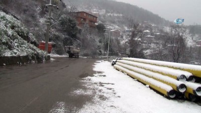 kar surprizi -  Zonguldak beyaza büründü  Videosu