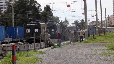 vagon - Suriye sınırına askeri sevkiyat - HATAY Videosu