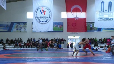 esenli - Türkiye 23 Yaş Altı Erkekler Serbest Güreş Şampiyonası - ERZURUM Videosu