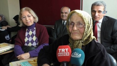 isaf -  84'lük Hacer Nine okuryazarlık seferberliğine koştu  Videosu