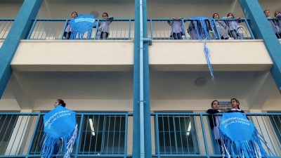 gokyuzu - Gazzeli çocuklardan UNRWA için 'uçurtma' eylemi Videosu