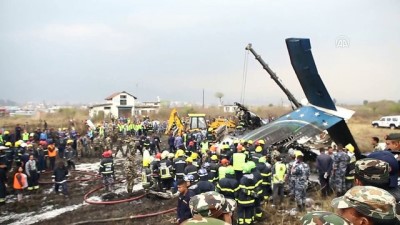 havayolu sirketi - Nepal'de uçak düştü (2) - KATMANDU Videosu