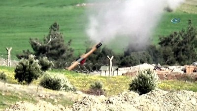 zirhli araclar -  Afrin ve çevresi yoğun şekilde top atışına tutuldu  Videosu