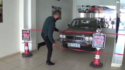 klasik otomobil - Almak için 10 ay uğraştığı otomobilini şeritle koruyor - KAHRAMANMARAŞ Videosu