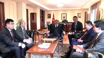 Başbakan Yardımcısı Çavuşoğlu'nun kabulü - ANKARA