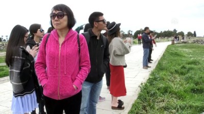 yaris - Pamukkale'ye Çinli turist ilgisi - DENİZLİ  Videosu