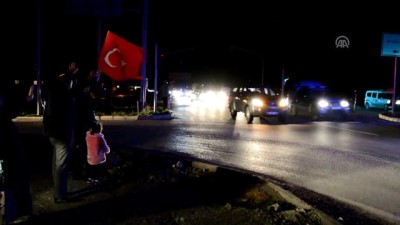 Zeytin Dalı Harekatı - Askeri birlikleri taşıyan konvoy, İslahiye'ye ulaştı - GAZİANTEP