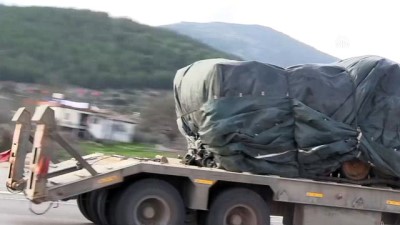 teror orgutu - Zeytin Dalı Harekatı - Sınır bölgesine askeri sevkiyat (2) - HATAY Videosu