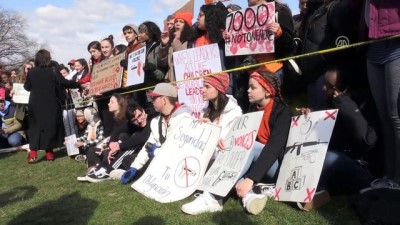 silah alimi - ABD'de silah karşıtı öğrenci protestosu - WASHINGTON Videosu